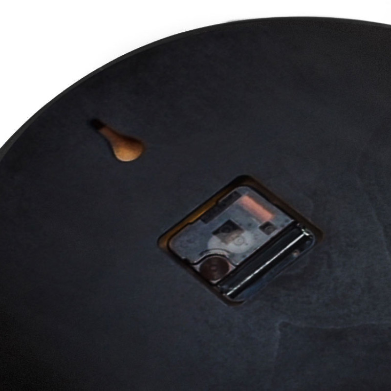 Часы настенные "Lander" S, белые с черным