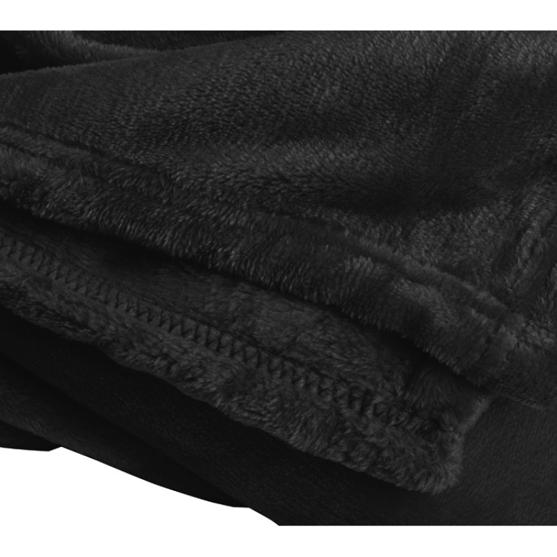 Плед мягкий флисовый Fancy, черный