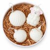 Подарочный набор свечей "Елочная коллекция", 3 шара и овечка