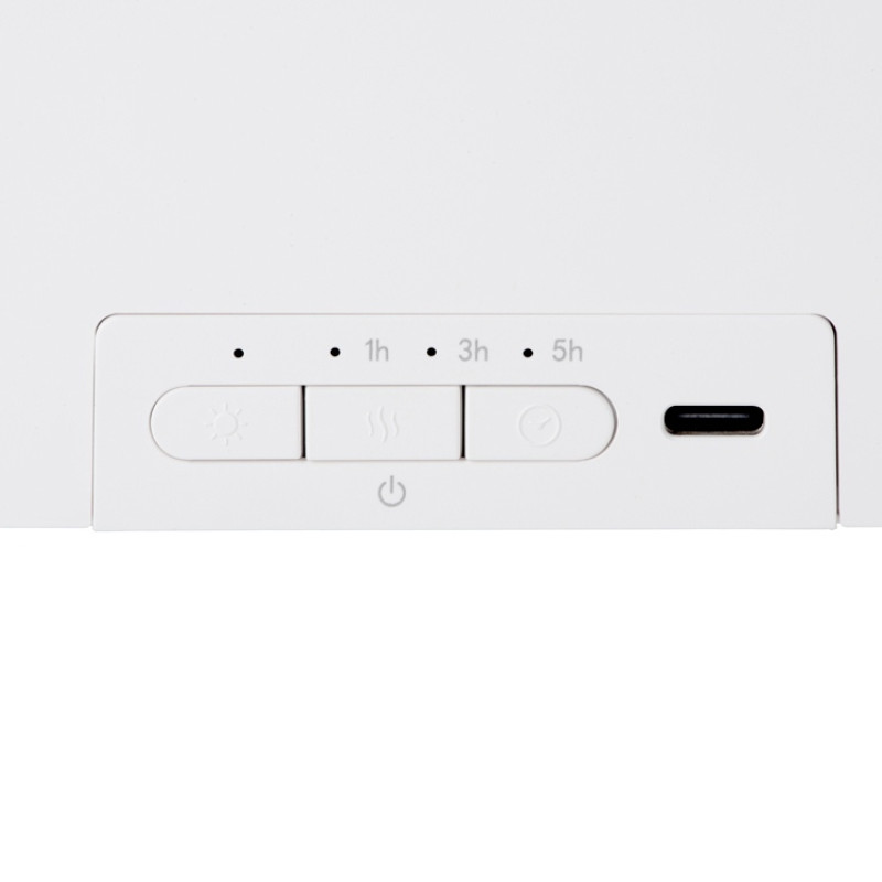 Увлажнитель с эффектом пламени "Flame", белый