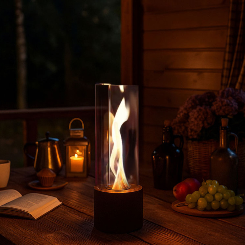 Биокамин с вьющимся пламенем "Dance of flame"