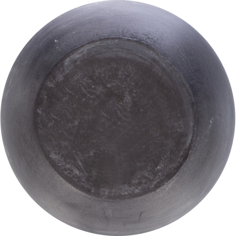 Круглая свечка в бетоне, фитиль дерево, spices