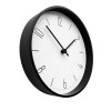 Часы настенные "Lander" S, белые с черным