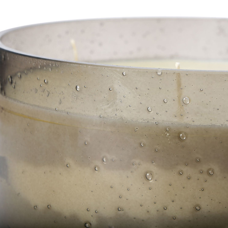 Свеча соевая ароматическая в стекле "Halo", черная (Р)