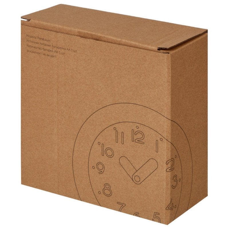 Настенные часы с маятником "Pendulum", белый