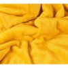 Плед мягкий флисовый Fancy, желтый