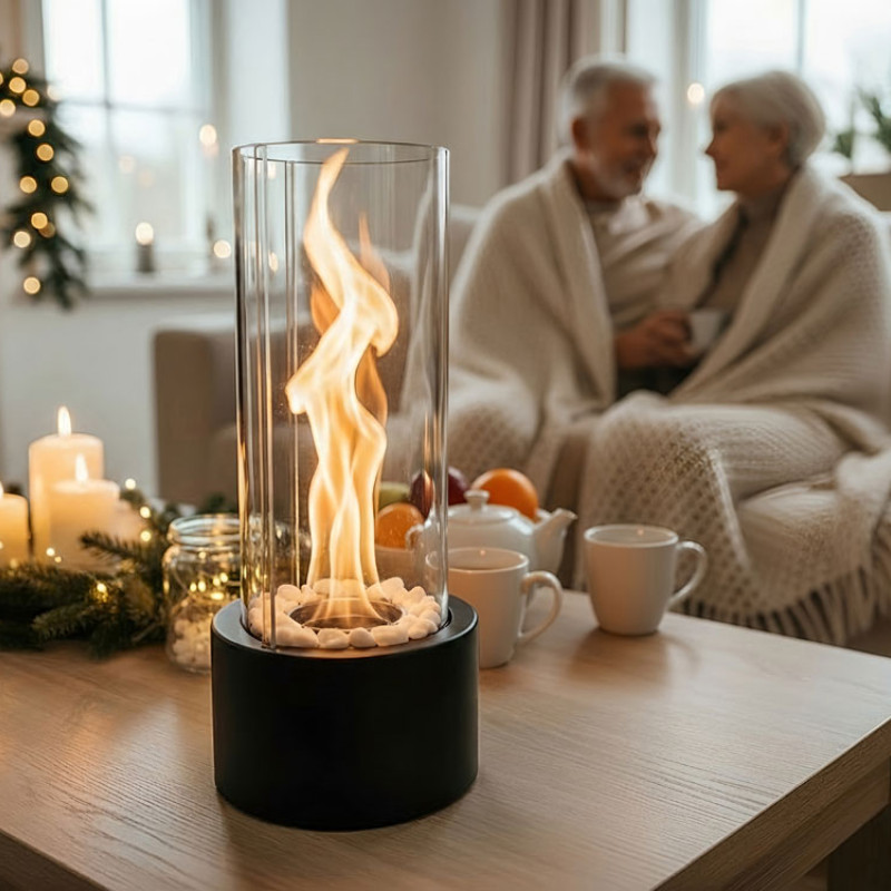 Биокамин с вьющимся пламенем "Dance of flame"