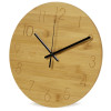 Настенные часы из бамбука "Celeste", 8 мм, натуральный