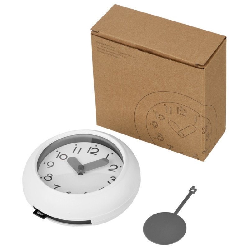Настенные часы с маятником "Pendulum", белый