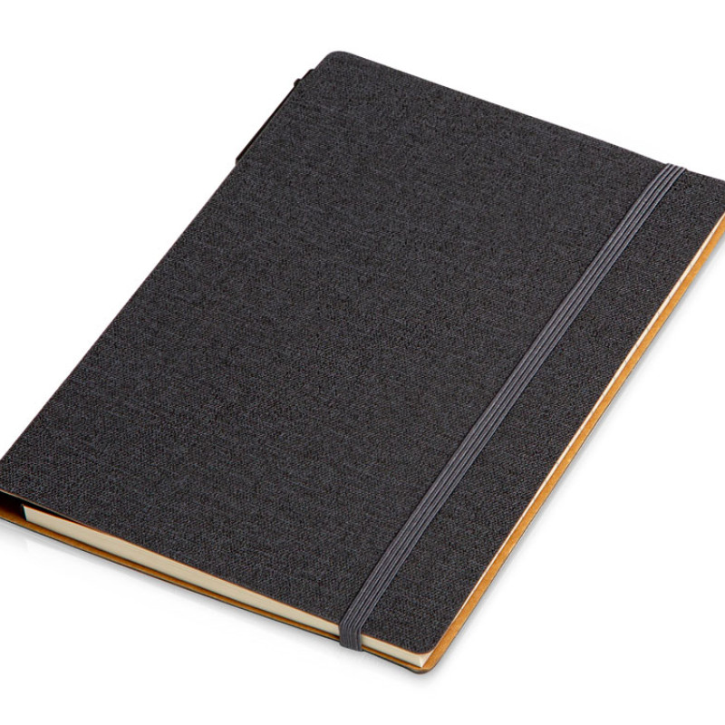 Блокнот с ручкой и набором стикеров А5 "Write and stick", черный