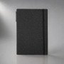 Блокнот с ручкой и набором стикеров А5 "Write and stick", черный