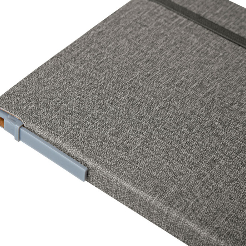 Блокнот с ручкой и набором стикеров А5 "Write and stick", серый