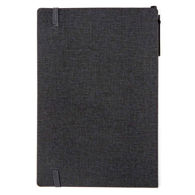 Блокнот с ручкой и набором стикеров А5 "Write and stick", черный