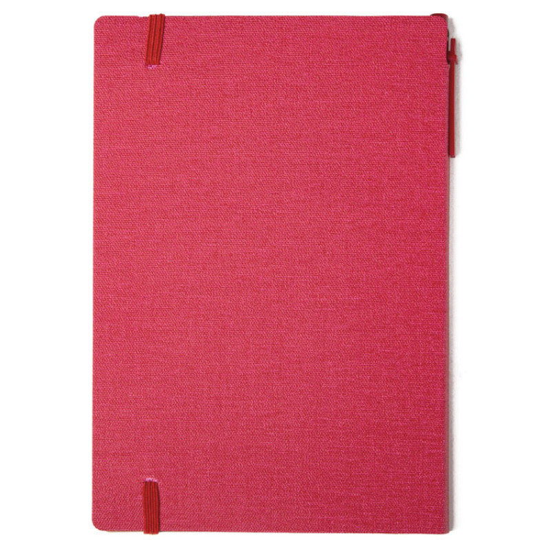 Блокнот с ручкой и набором стикеров А5 "Write and stick", красный