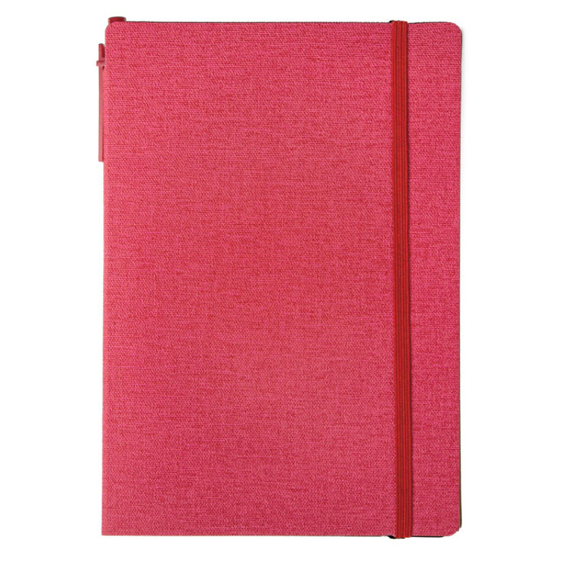 Блокнот с ручкой и набором стикеров А5 "Write and stick", красный