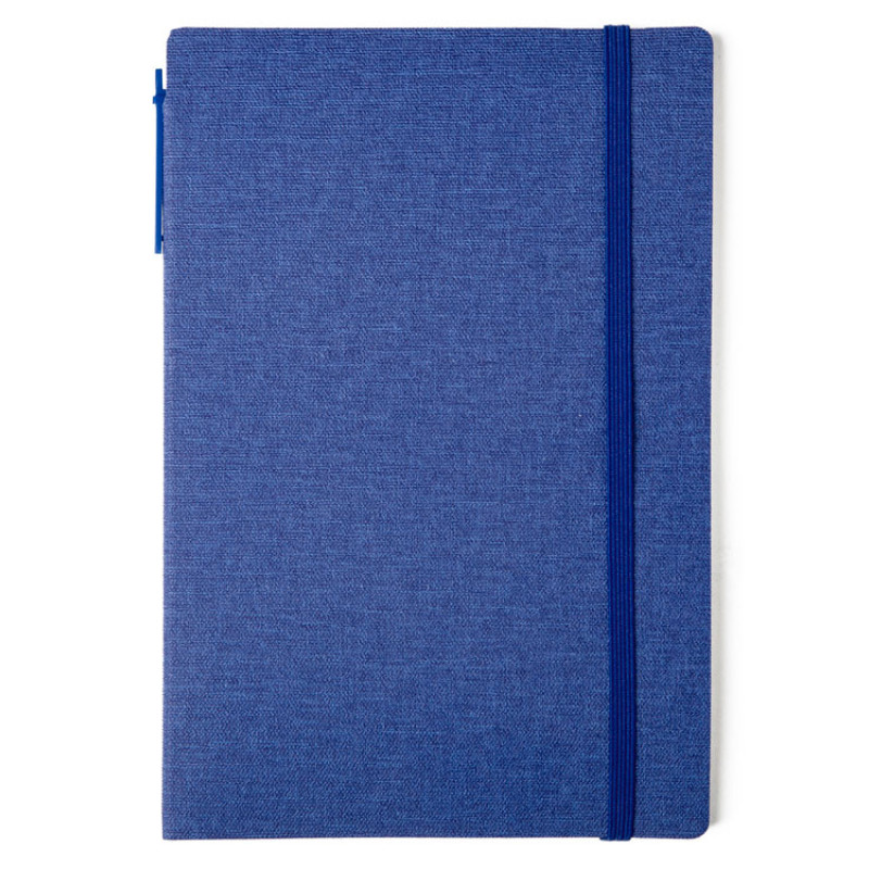 Блокнот с ручкой и набором стикеров А5 "Write and stick", синий