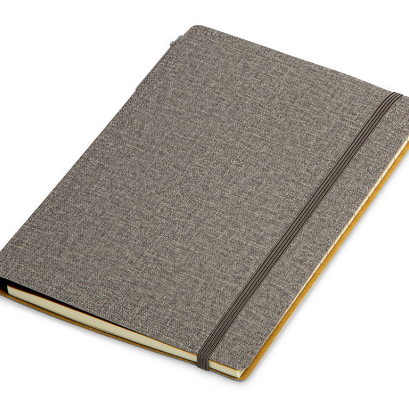 Блокнот с ручкой и набором стикеров А5 "Write and stick", серый