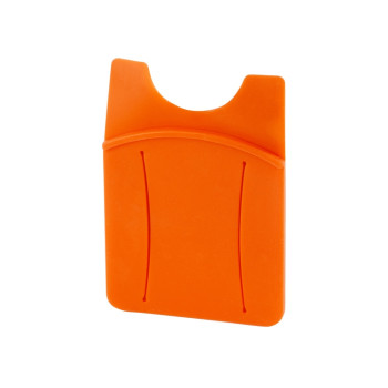 Картхолдер для телефона с держателем «Trighold», оранжевый