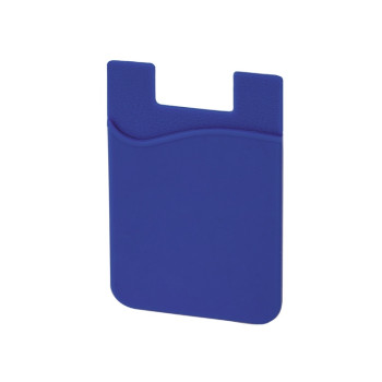 Картхолдер с креплением на телефон «Gummy», ярко-синий