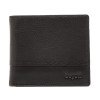 Портмоне BUGATTI АТЛАНТА | ATLANTA, чёрное, натуральная воловья кожа, 10,5х1х9 см