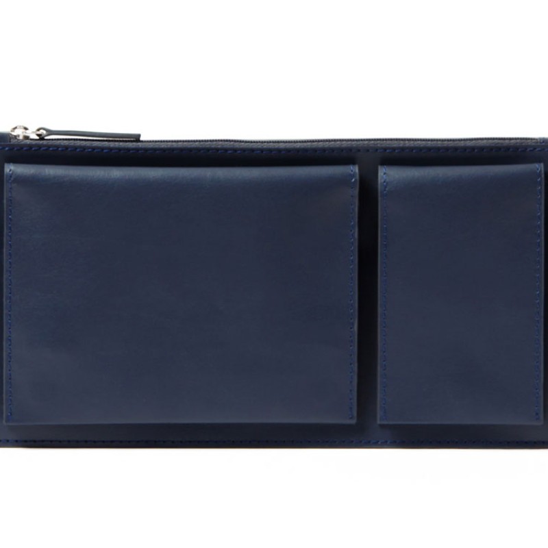 Тревел портмоне Flat, синий
