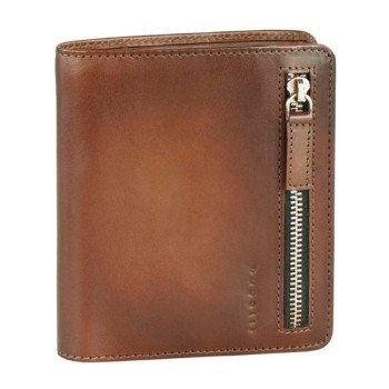 Портмоне BUGATTI ДОМ | DOMUS, с RFID защитой, коньячный цвет, натуральная воловья кожа, 10х2х12 см