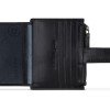 Портмоне для кредитных карт BUGATTI РЕМО | REMO, с защитой данных RFID, черное, воловья кожа, 10,5x1,5x8,2 см