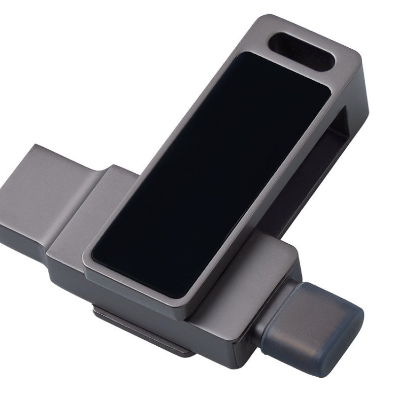 Флешка 32 ГБ USB Type-C и USB 3.0 с подсветкой лого «Спинлайт»