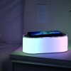Ночник с беспроводной зарядкой и RGB подсветкой "Miracle", 15 Вт, белый Ночник с беспроводной зарядкой и RGB подсветкой "Miracle", 15 Вт, белый