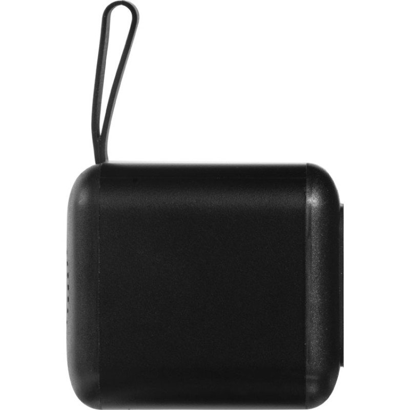 Портативная колонка TWS с подсветкой лого «Tiny», 3 Вт, черный Портативная колонка TWS с подсветкой лого «Tiny», 3 Вт, черный