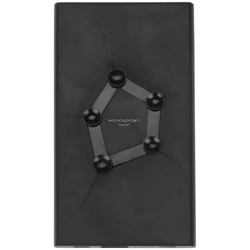 Портативное беспроводное зарядное устройство "Geo Wireless", 5000 mAh, черный Портативное беспроводное зарядное устройство "Geo Wireless", 5000 mAh, черный