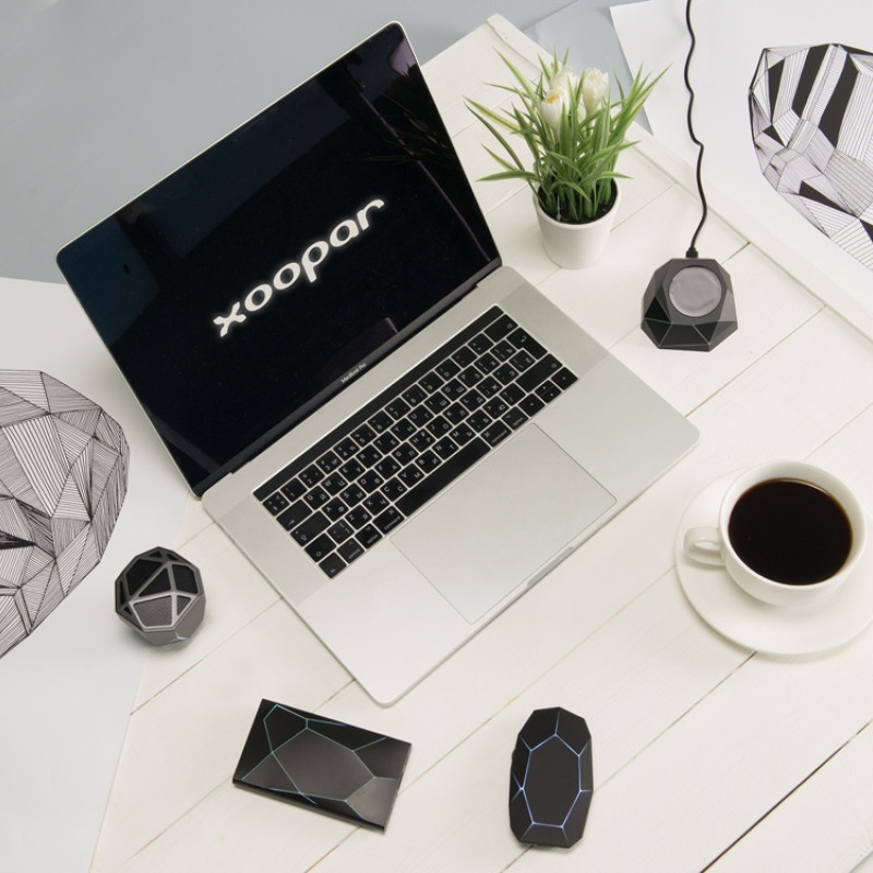 Портативная колонка «Geo», 5 цветов подсветки Портативная колонка «Geo», 5 цветов подсветки