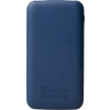 Набор из внешнего акуумулятора и универсального кабеля с подсветкой лого «Reserve LED», 10000mAh, темно-синий
