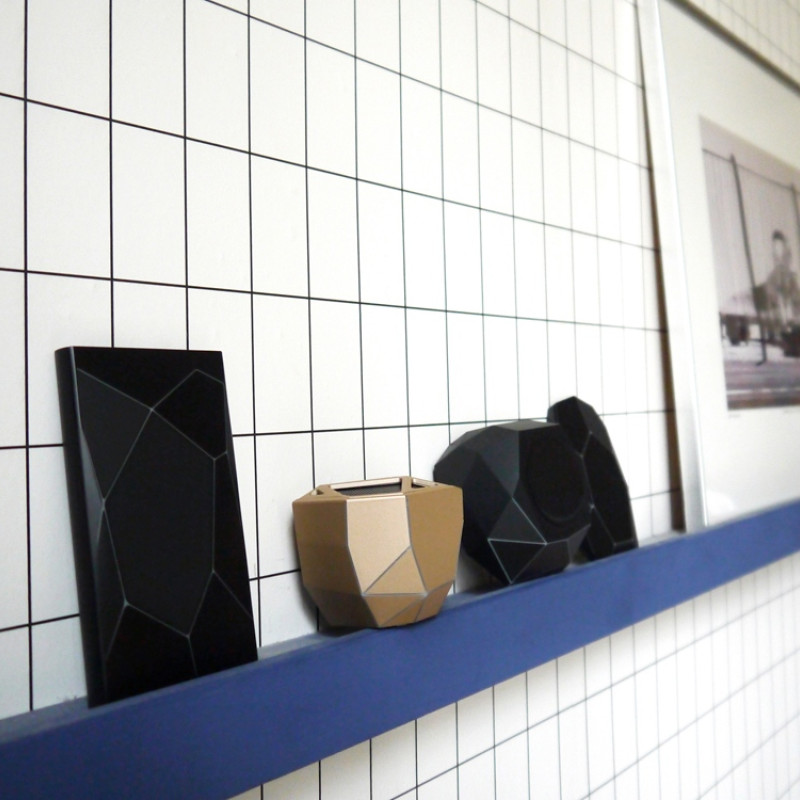 Портативное беспроводное зарядное устройство "Geo Wireless", 5000 mAh, черный