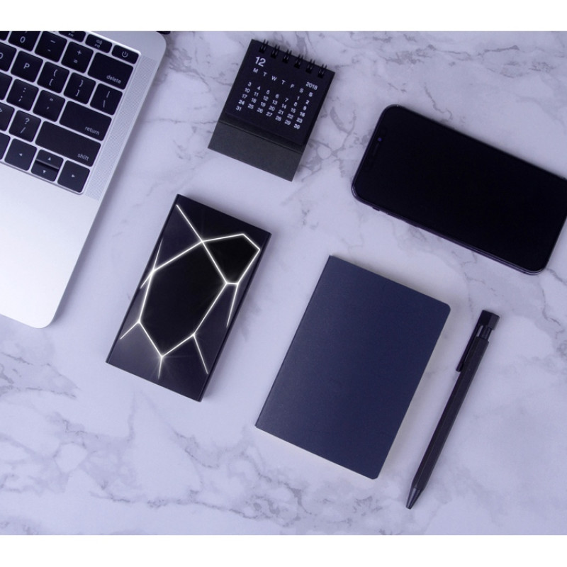 Портативное беспроводное зарядное устройство "Geo Wireless", 5000 mAh, черный Портативное беспроводное зарядное устройство "Geo Wireless", 5000 mAh, черный