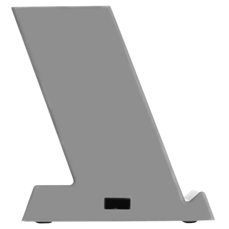 Беспроводная зарядка-подставка с подсветкой "Glow box", серый