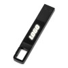 USB 2.0- флешка на 32 Гб c подсветкой логотипа «Hook LED», темно-серый, белая подсветка