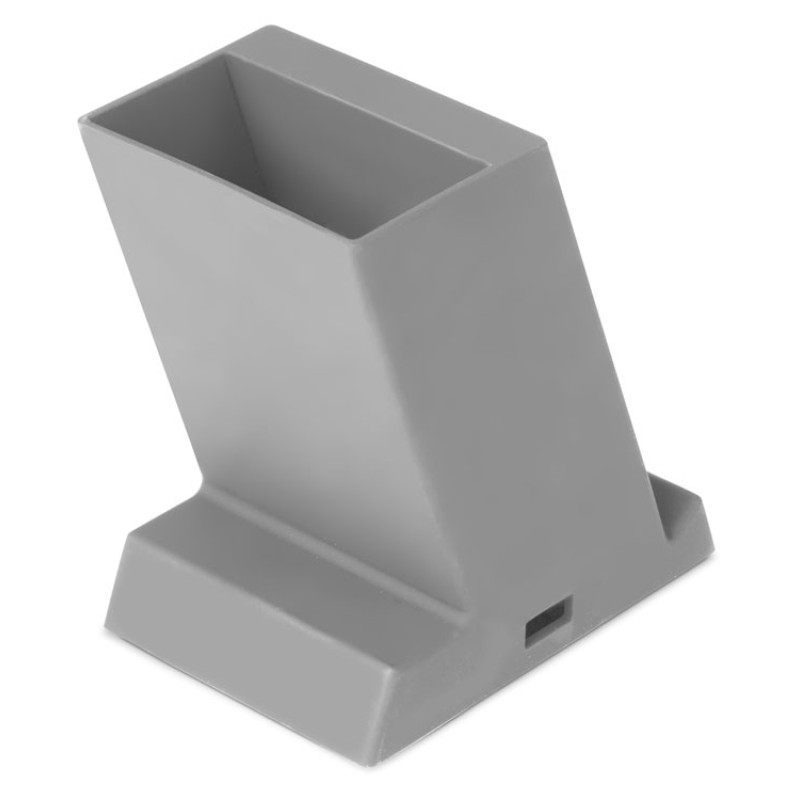 Беспроводная зарядка-подставка с подсветкой "Glow box", серый