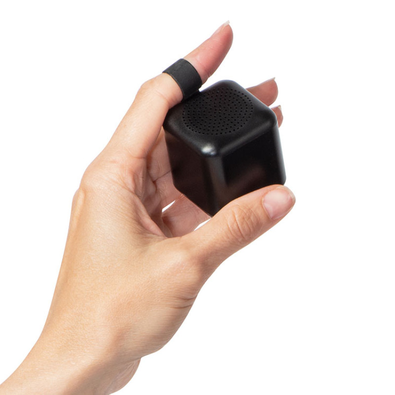 Портативная колонка TWS с подсветкой лого «Tiny», 3 Вт, черный Портативная колонка TWS с подсветкой лого «Tiny», 3 Вт, черный