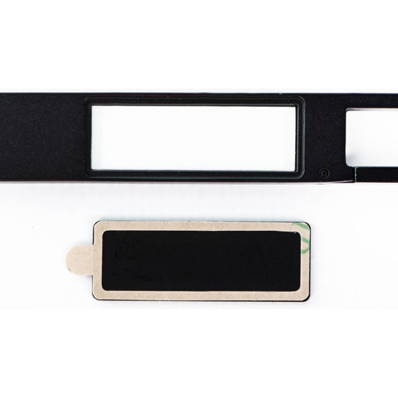 USB 2.0- флешка на 32 Гб c подсветкой логотипа «Hook LED», темно-серый, синяя подсветка