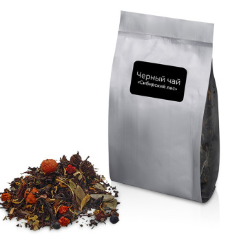 Чай черный «Сибирский лес», 50 г, серия Herbalis