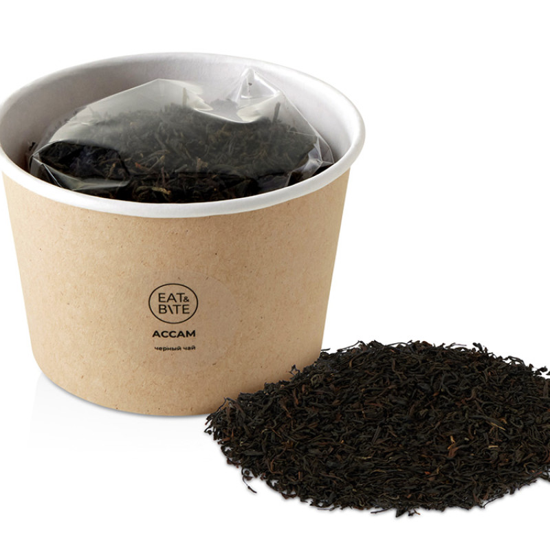 Чай черный "Ассам" в картонном стаканчике, 50 гр.