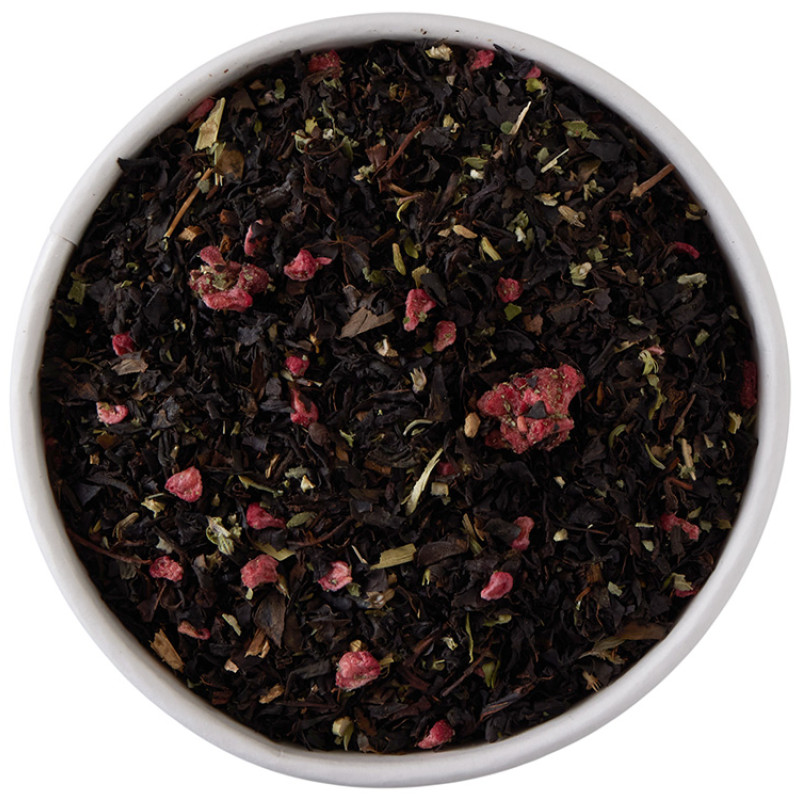 Чай черный "Малина с медом и чабрецом" в картонном стаканчике, 50 гр.