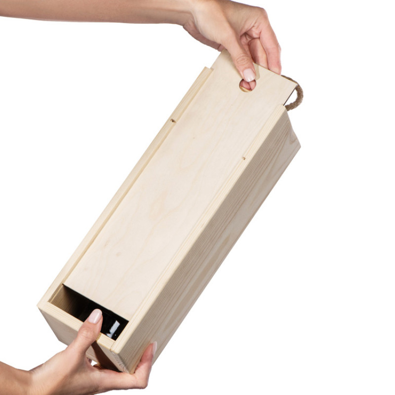 Подарочная коробка для алкоголя из массива дерева "Celebrate"