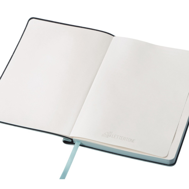 Блокнот А5 "Notepeno Max", 96 листов 80 гр/м2 белой FSC бумаги, цвет морской волны