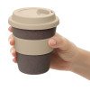 Стакан с силиконовой крышкой "Cafe", beige