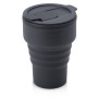 Силиконовый складной стакан "GoCup", темно-серый
