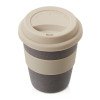 Стакан с силиконовой крышкой "Cafe", beige