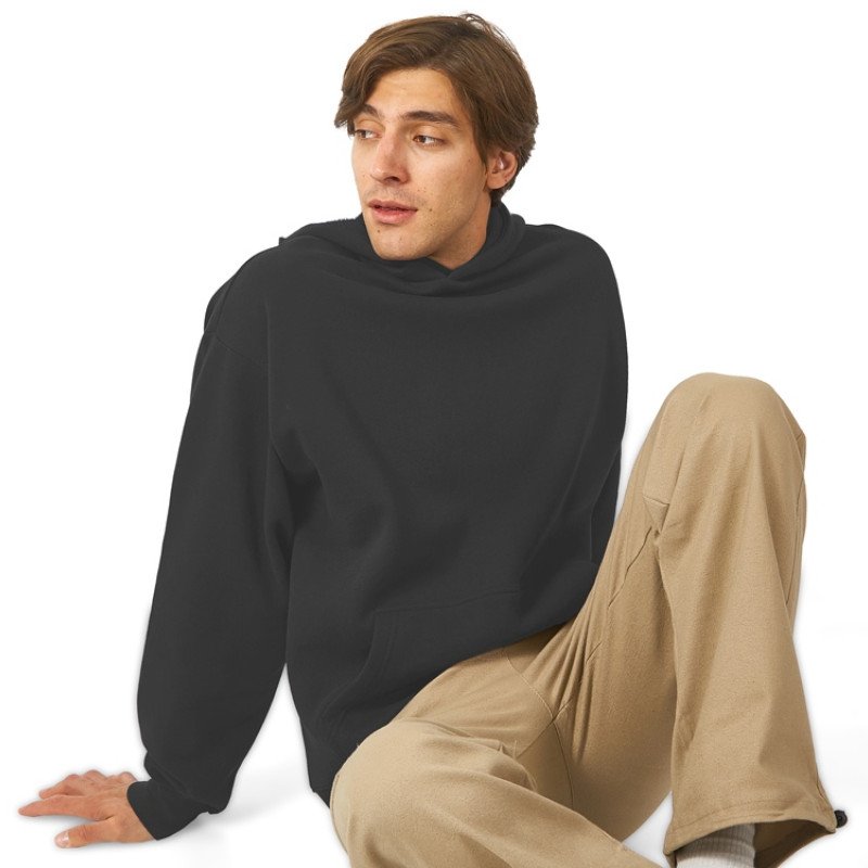 Толстовка с капюшоном оверсайз «Berlin» унисекс, темно-серый