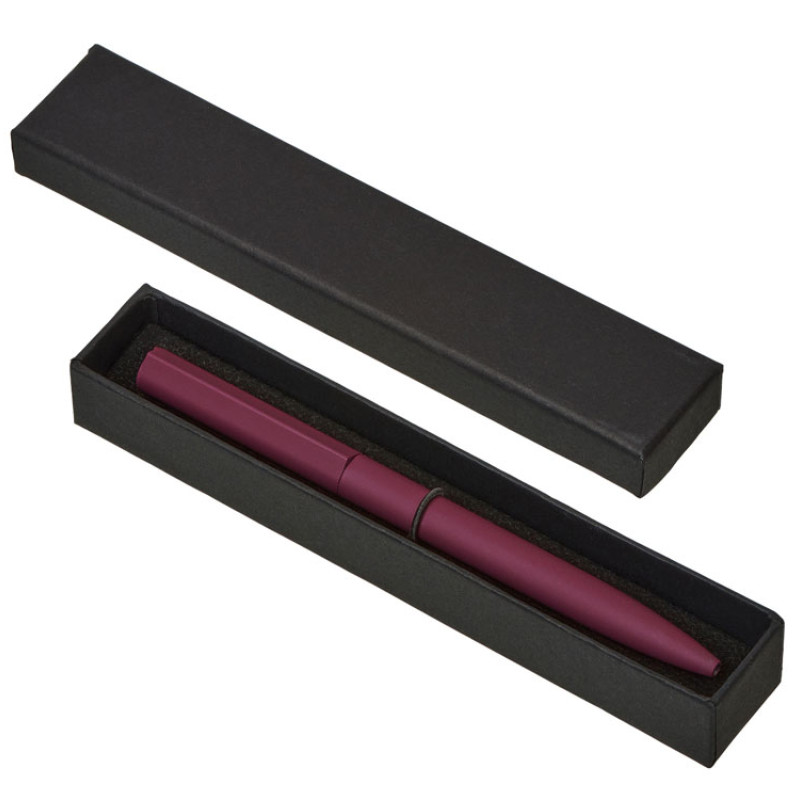 Шариковая металлическая ручка "Minimalist" софт-тач, бургунди